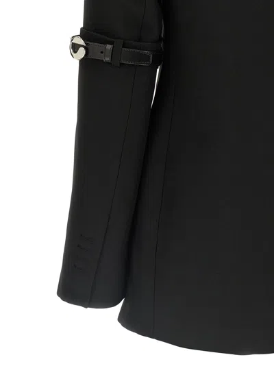 Coperni Single-breasted Long-sleeve Blazer In Black