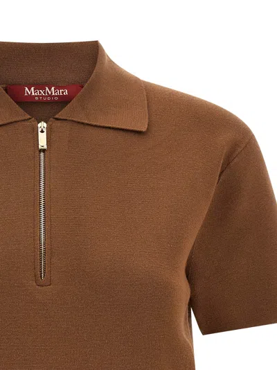Max Mara Studio 'teti' Sweater In Sand