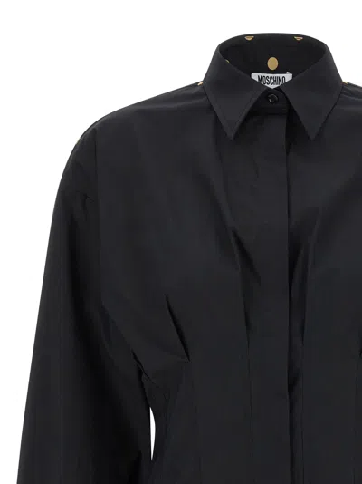 Moschino Printed Shirt In Black