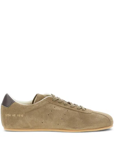Common Projects Round-toe Low-top Casual Shoes In Brown