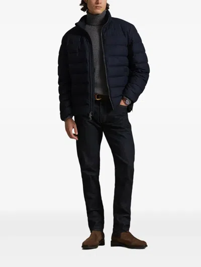 Polo Ralph Lauren Men's Colden Herringbone Long Sleeves Jacket In Animal Print