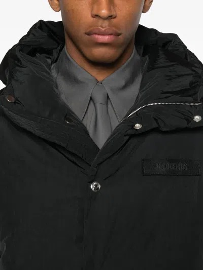 Jacquemus La Doudoune Nylon Down Jacket In Black
