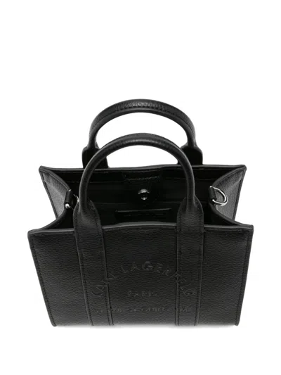 Karl Lagerfeld Black Rue St-guillaume Mini Tote In Black