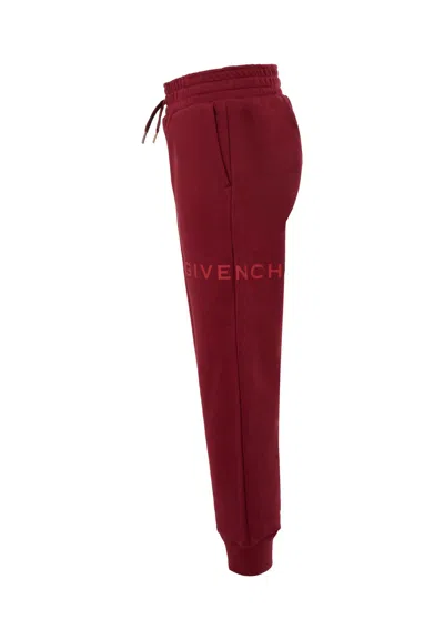 Givenchy Drawstring Sweatpants In Red