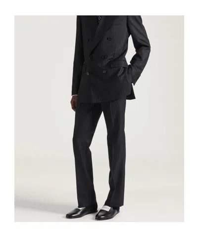 Givenchy Pinstriped Straight-leg Trousers In Black