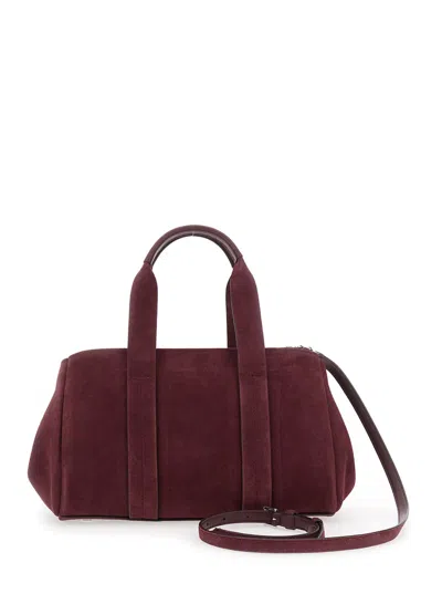 Michael Michael Kors Sm Ew Satchel In Burgundy