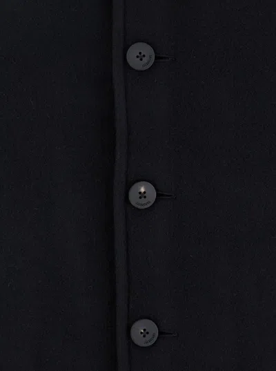 Jacquemus Black Jacket With Classic Collar And Dropped Shoulders In Wool Man In Multi