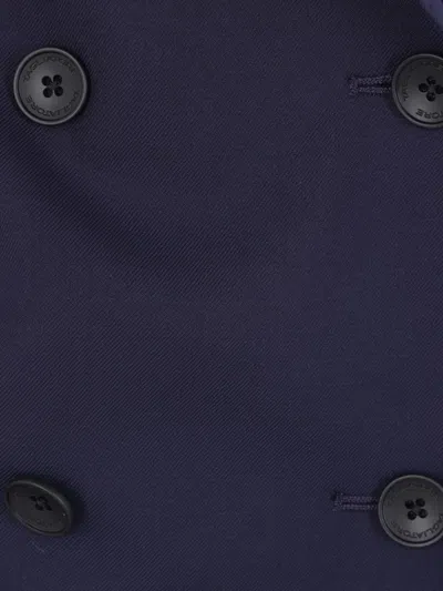Tagliatore Tailored Jacket Buttoned Cuffs Front Pockets In Black