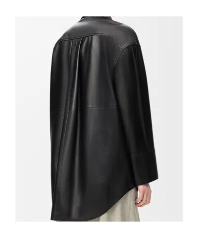Loewe Lambskin Shirt In Black