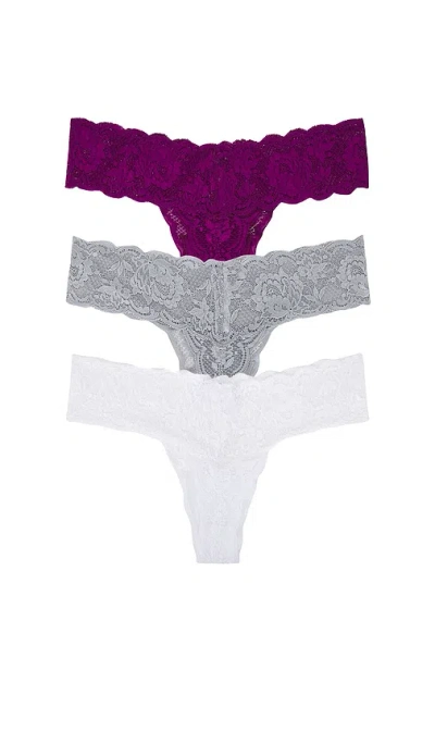 Cosabella Never Say Never Thong 3 Pack In Multi