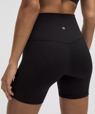 Lululemon Align High-rise Stretch-jersey Shorts In Black