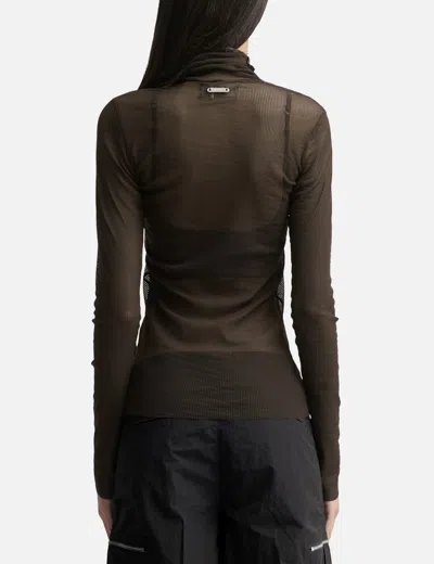 Nache Pulled Neck Long Sleeve In Black