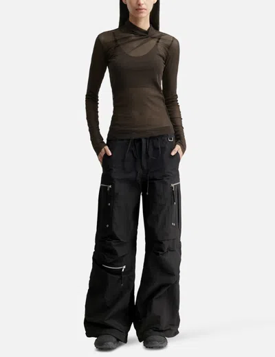 Nache Pulled Neck Long Sleeve In Black