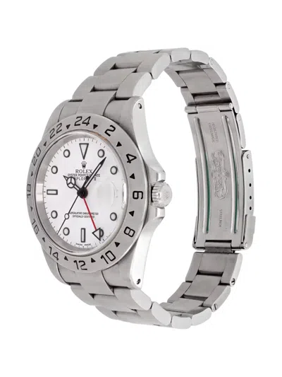 Pre-owned Rolex Explorer Ii 40mm In White