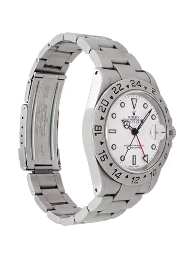 Pre-owned Rolex Explorer Ii 40mm In White