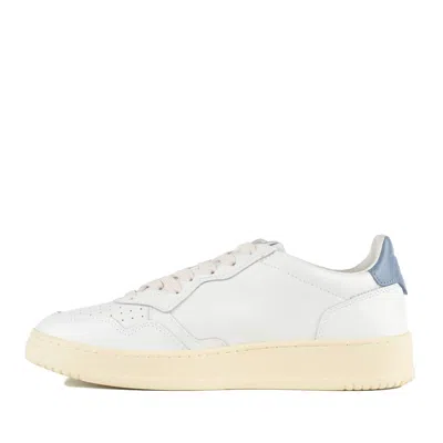 Autry Sneakers Medalist Low In White Leather And Tempest In Multi