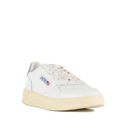 Autry Sneakers Medalist Low In White Leather And Tempest In Multi