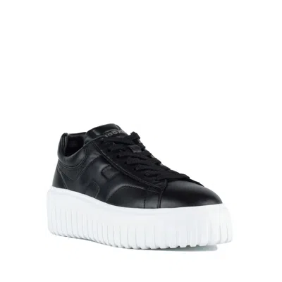 Hogan Sneakers H-stripes Black In Black