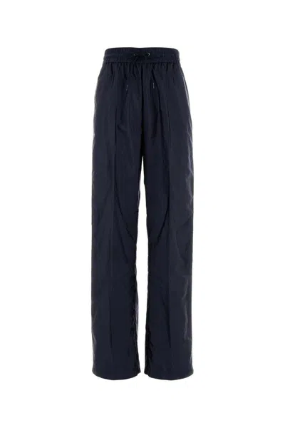 Prada Re-nylon And Lace Trousers In Black