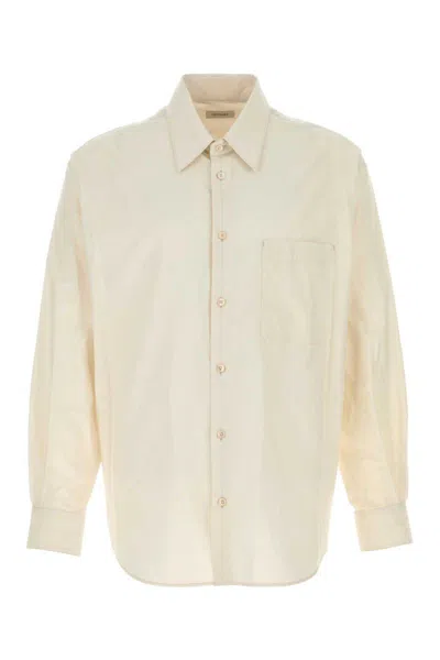 Lemaire Regular Shirt Sh1201lf1500 Wh048 In Neutral