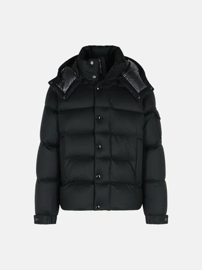 Moncler 'maya 70' Black Virgin Wool Down Jacket In Black