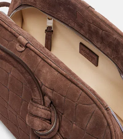 Jacquemus Dark Brown The Turismo Bowling Bag In Brown