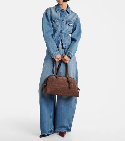 Jacquemus Dark Brown The Turismo Bowling Bag In Brown