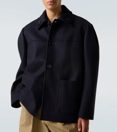 Simone Rocha Embellished Wool-blend Jacket In Black