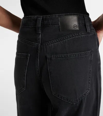 HELSINKI高腰阔腿牛仔裤