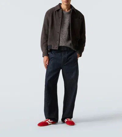 Frame Suede Bomber Jacket Old Black