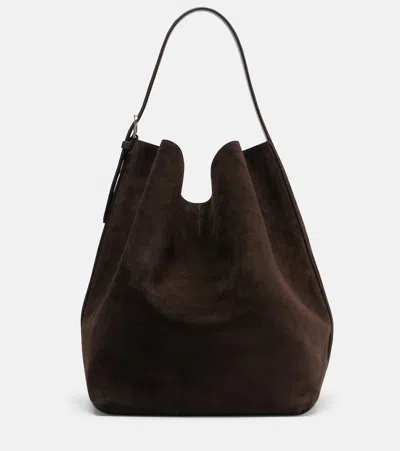 BELTED L号绒面革托特包