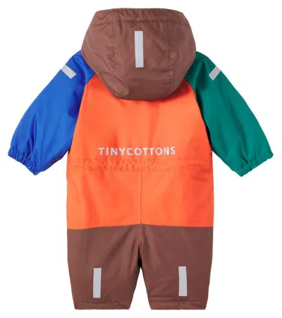 Tinycottons Baby Colorblock Snowsuit In Multi