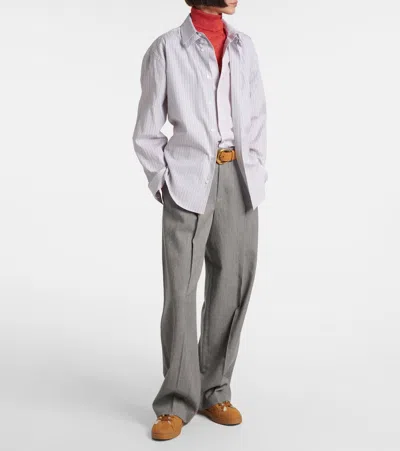 Tod's Classic Shearling-lined Suede Sneakers In Brown