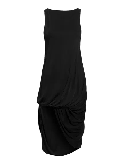 Jacquemus Women's La Robe Peplo Courte In Black