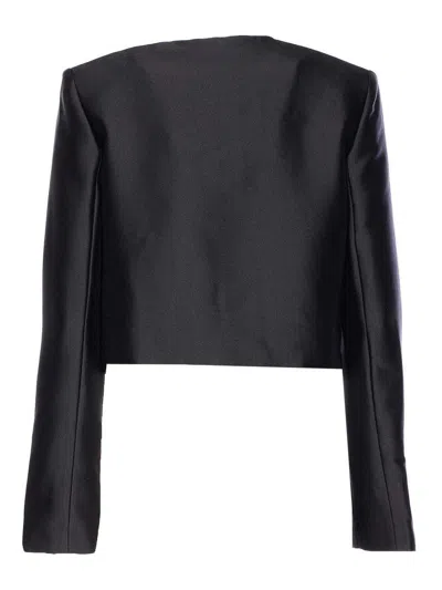 Self-portrait Jacket In Black