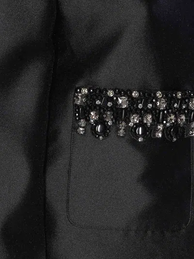 Self-portrait Jacket In Black