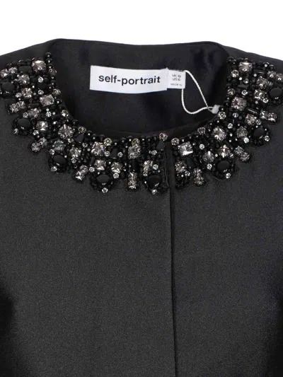 Self-portrait Jacket In Black