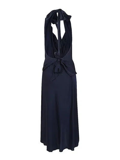 Silk95five Worth Ave Silk Short Dress In Blue