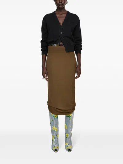 Acne Studios Face-patch Wool Cardigan In Black