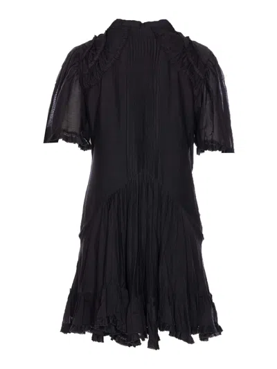 Isabel Marant Étoile Isabel Marant Etoile Black Cotton Viscose Dresses In Black