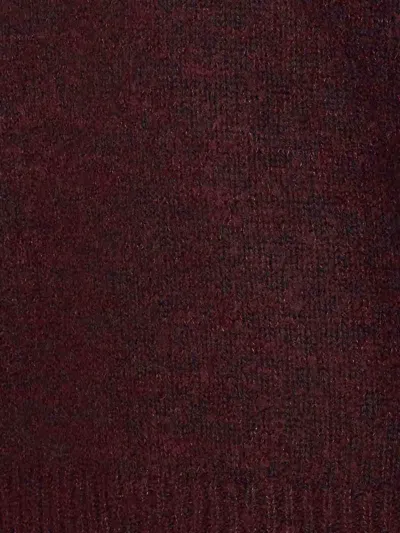 Maison Margiela Choker In Burgundy