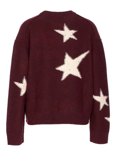 Zadig & Voltaire Cashmere Sweater With Stars In Purple