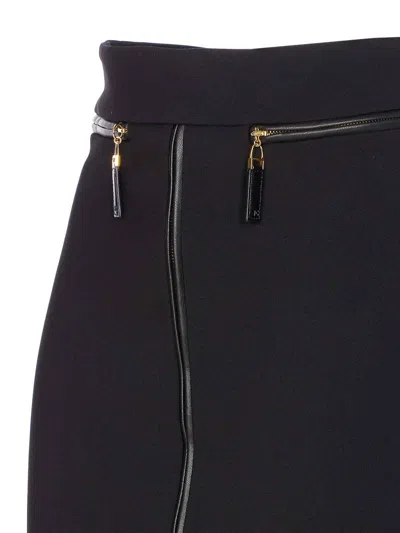 Elisabetta Franchi Pencil Skirt In Black
