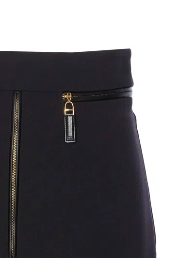 Elisabetta Franchi Pencil Skirt In Black