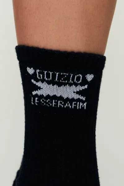 Danielle Guizio Ny Calf Sock In Black
