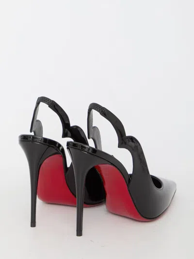 Christian Louboutin Chic Pointed Leather Pumps With Stiletto Heel In Black