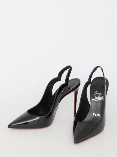 Christian Louboutin Chic Pointed Leather Pumps With Stiletto Heel In Black