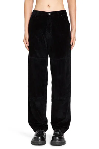 Moncler Ribbed Pants In Black