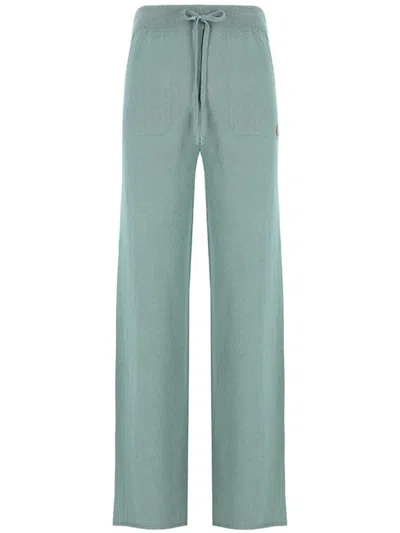 Conte Of Florence Drawstring Pocket Trousers In Green