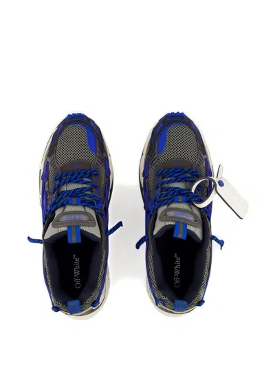 Off-white Ow Be Right Back Lace-up Strap Sneakers In Blue